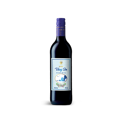 Vang Sim ngọt 750ml (Xanh)